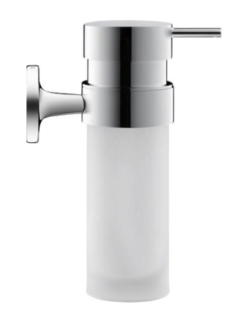 Duravit Starck T sæbedispenser, mat glas krom 